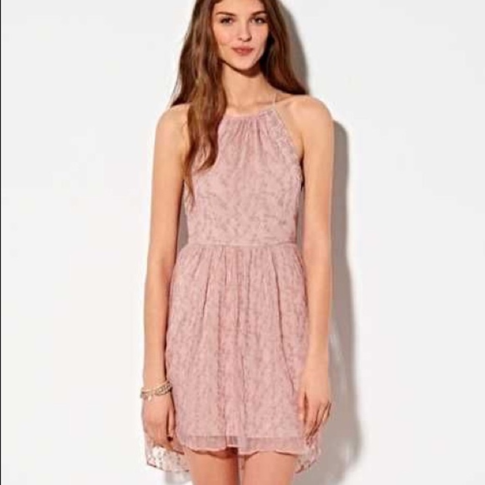 AE pink lace dress